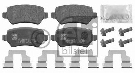 FEBI BILSTEIN 16512 Комплект гальмівних колодок, дискове гальмо