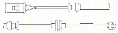 TRISCAN 811524019 Сигналізатор, знос гальмівних колодок
