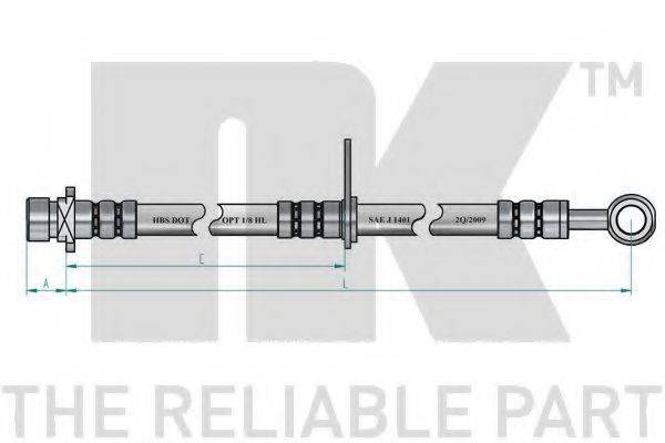 NK 852642 Гальмівний шланг