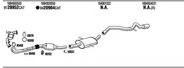 WALKER MBT18508A Система випуску ОГ