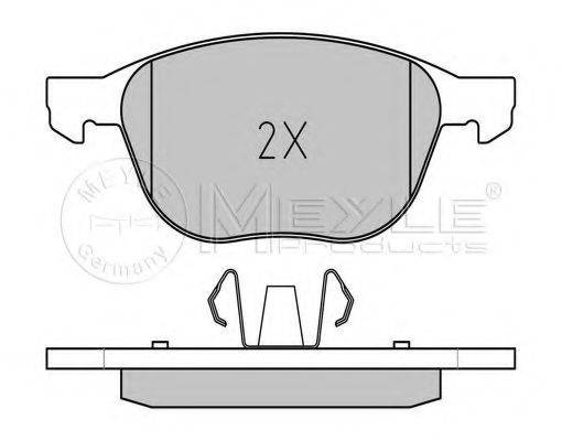 MEYLE 0252372318 Комплект гальмівних колодок, дискове гальмо