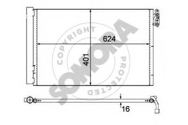 SOMORA 040760 Конденсатор, кондиціонер