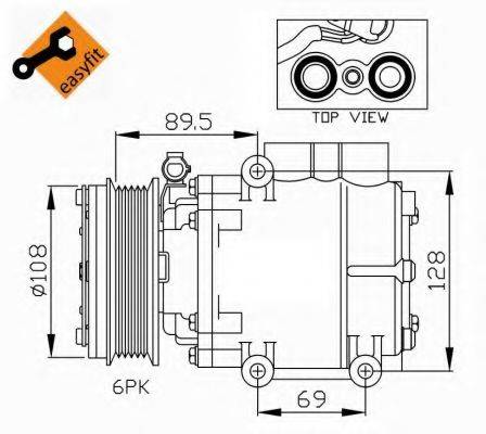 NRF 32248G Компресор, кондиціонер