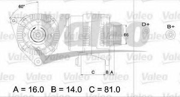 VALEO 436387 Генератор