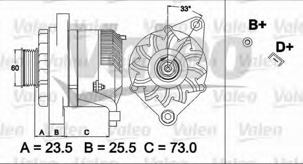 VALEO 437487 Генератор