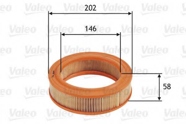 VALEO 585644 Повітряний фільтр