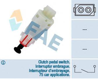 FAE 24499 Вимикач, привід зчеплення (Tempomat)