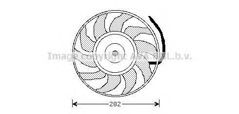 AVA QUALITY COOLING AI7502 Вентилятор, охолодження двигуна