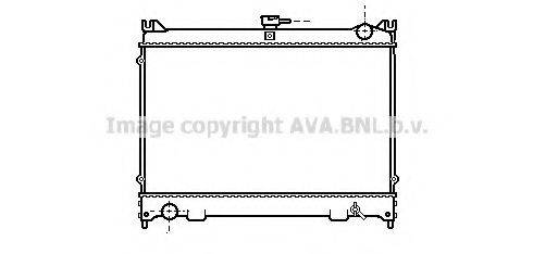 AVA QUALITY COOLING DN2079 Радіатор, охолодження двигуна