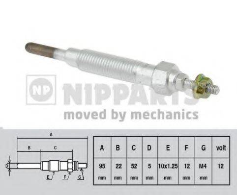 NIPPARTS J5715000 Свічка розжарювання