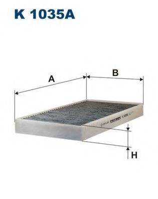 FILTRON K1035A Фільтр, повітря у внутрішньому просторі