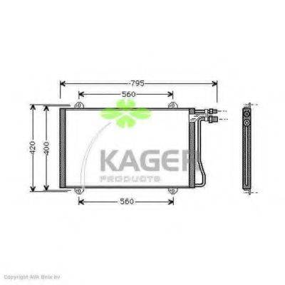 KAGER 945200 Конденсатор, кондиціонер