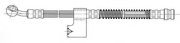 KAWE 512477 Гальмівний шланг