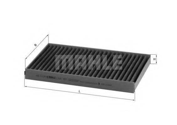 MAHLE ORIGINAL LAK197 Фільтр, повітря у внутрішньому просторі