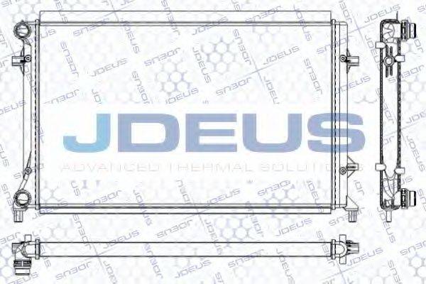 JDEUS RA0010311 Радіатор, охолодження двигуна