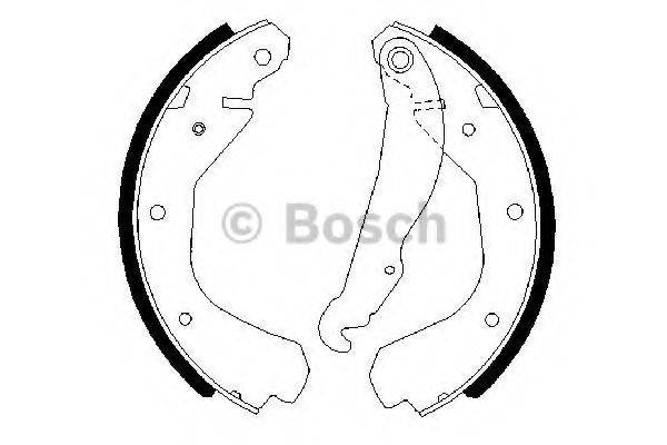 BOSCH 0986487213 Комплект гальмівних колодок