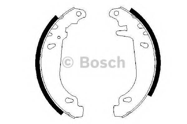 BOSCH 0986487346 Комплект гальмівних колодок