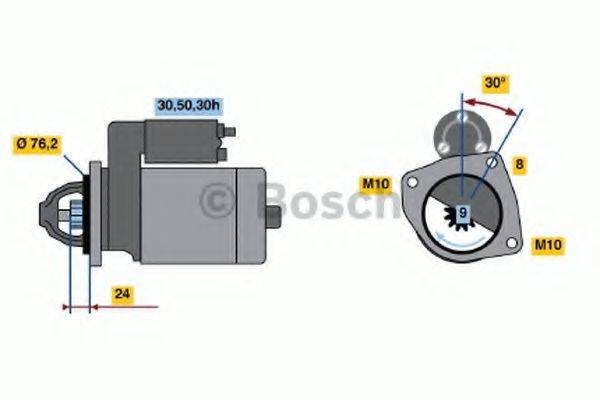 BOSCH 0986017110 Стартер