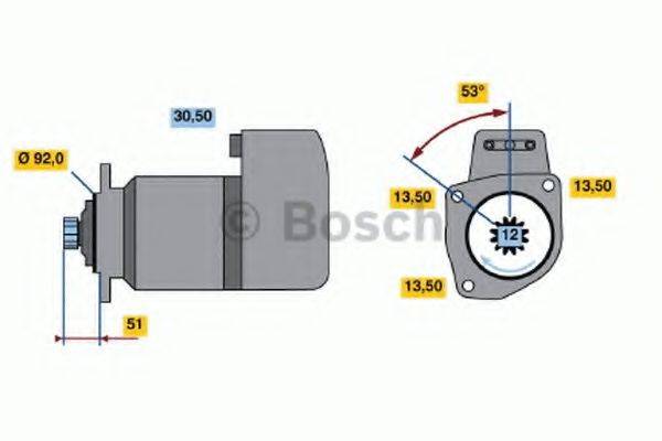 BOSCH 0986018090 Стартер