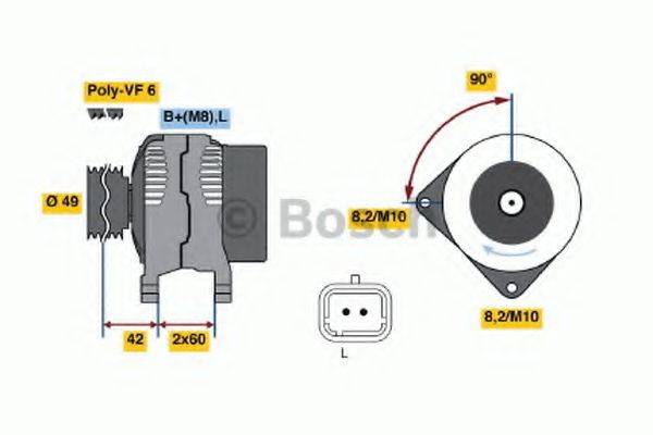 BOSCH 0986045241 Генератор