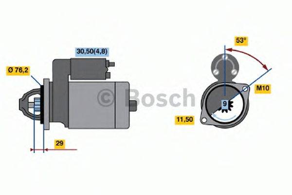 BOSCH 0001107527 Стартер