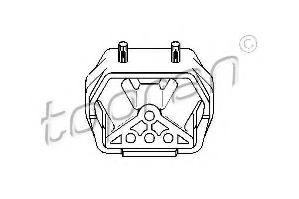 TOPRAN 205614 Підвіска, двигун