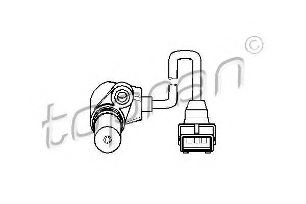 TOPRAN 205887 Датчик частоти обертання, керування двигуном