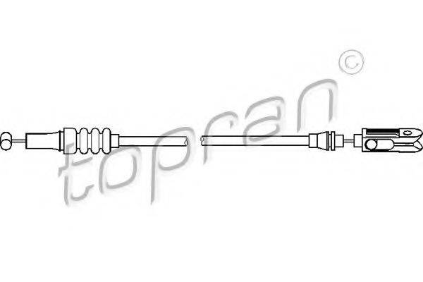 TOPRAN 400944 Тросик замку капота
