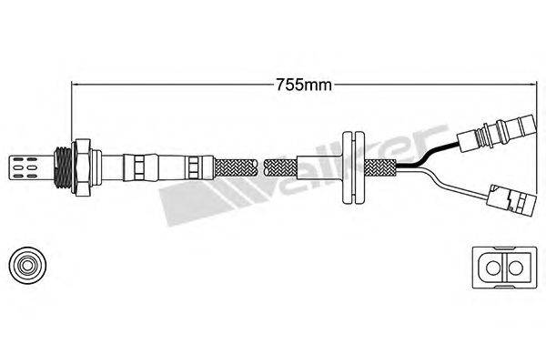 WALKER PRODUCTS 25023073 Лямбда-зонд