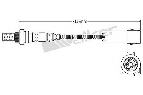 WALKER PRODUCTS 25024197 Лямбда-зонд