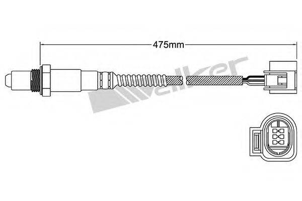 WALKER PRODUCTS 25025087 Лямбда-зонд