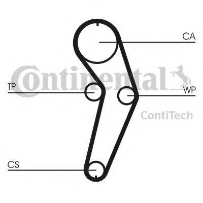 CONTITECH CT988 Ремінь ГРМ