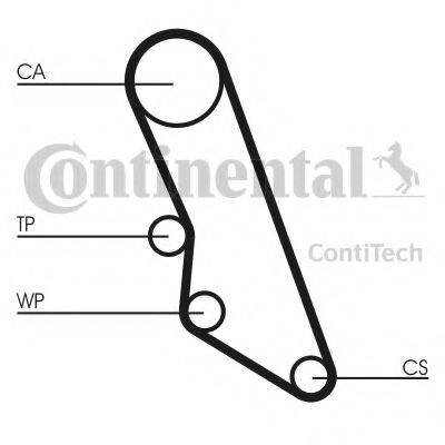 CONTITECH CT865K1 Комплект ременя ГРМ