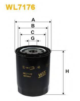 WIX FILTERS WL7176 Масляний фільтр