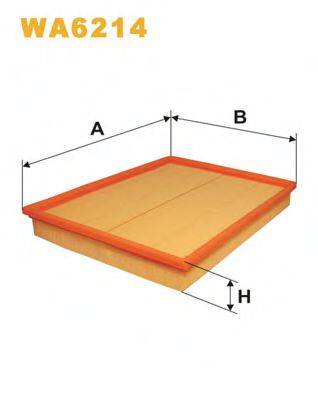 WIX FILTERS WA6214 Повітряний фільтр