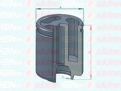 AUTOFREN SEINSA D025234 Поршень, корпус скоби гальма