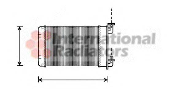VAN WEZEL 06006022 Теплообмінник, опалення салону