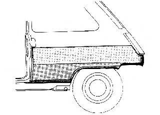 VAN WEZEL 4337145 Боковина