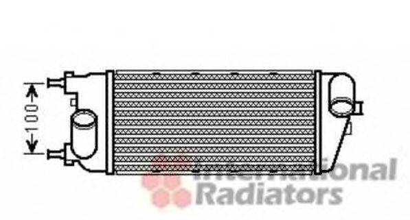 VAN WEZEL 17004391 Інтеркулер