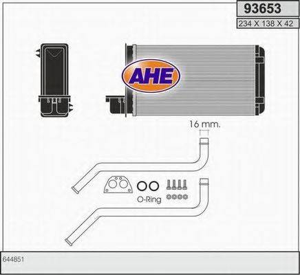 AHE 93653 Теплообмінник, опалення салону