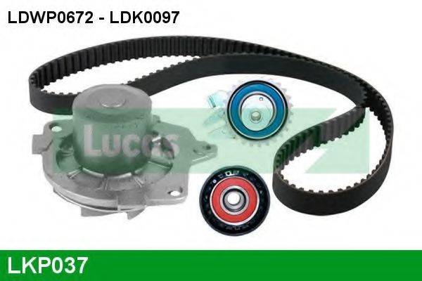 LUCAS ENGINE DRIVE LKP037 Водяний насос + комплект зубчастого ременя