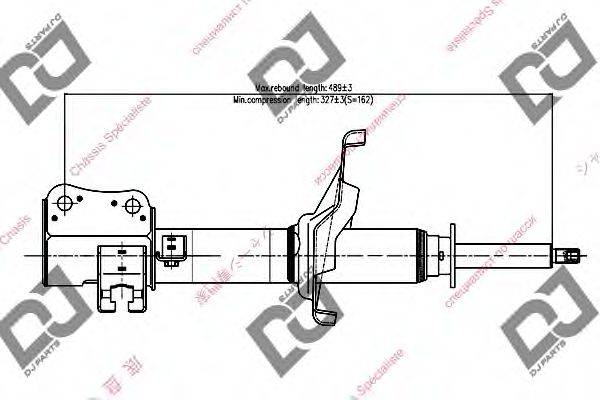 DJ PARTS DS1079GS Амортизатор