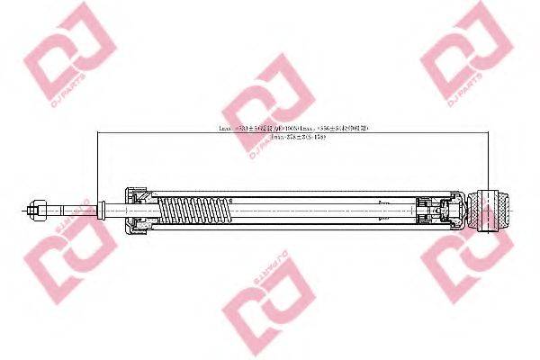 DJ PARTS DS1713GT Амортизатор