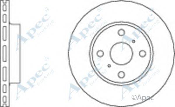 APEC BRAKING DSK657 гальмівний диск