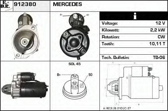 EDR 912380 Стартер