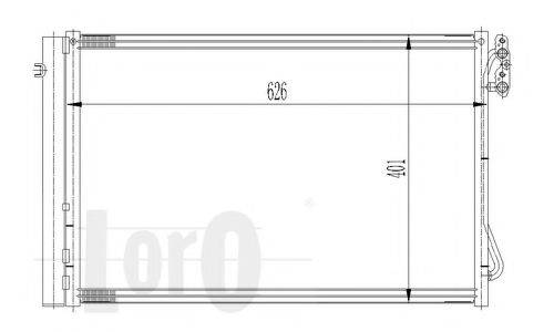 LORO 0040160021 Конденсатор, кондиціонер