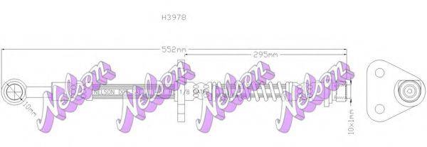 BROVEX-NELSON H3978 Гальмівний шланг