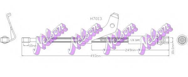 BROVEX-NELSON H7013 Гальмівний шланг