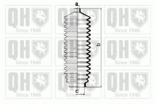 QUINTON HAZELL QG1036 Комплект пильника, рульове керування