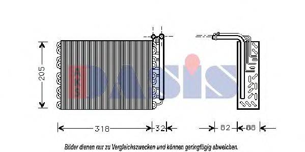 AKS DASIS 821840N Випарник, кондиціонер